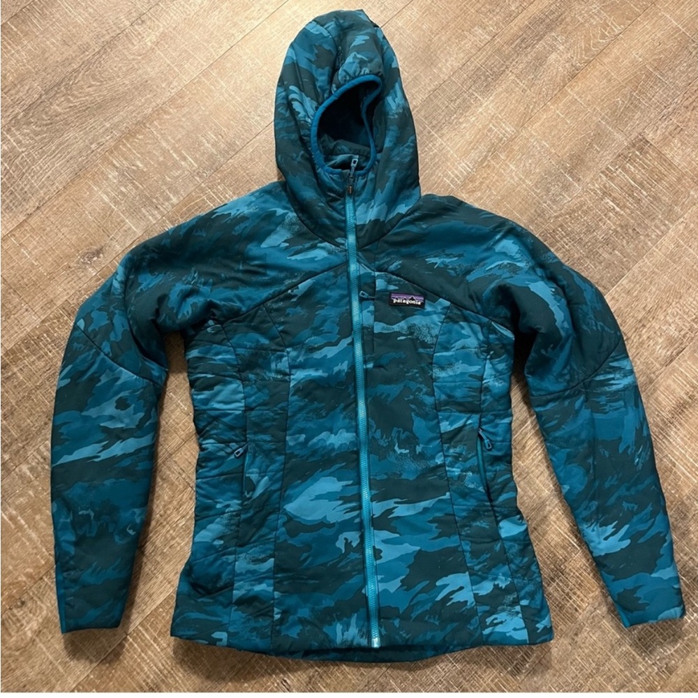 LAST CHANCE CLOSET CLOSING Patagonia Nano Air Hooded Hoody Jacket Camouflage - Picture 2 of 12
